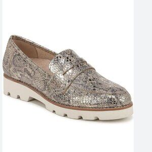 NEW Vionic Cheryl II Lug Penny Loafer (Women) 9M, GOLD